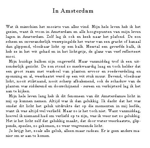 21 - In Amsterdam PrtScr Bodoni