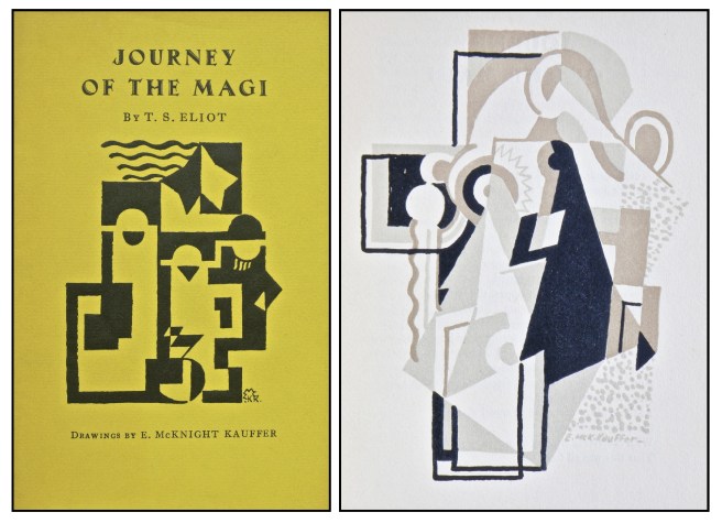 T.S. Eliot, ‘Journey of the Magi’, 1927 cover by E. McKnight Kauffer.